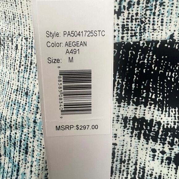 PARKER 'Leona' Abstract Print Halter Cutout Flare Versatile Dress NWT MSRP $297 - Picture 8 of 12